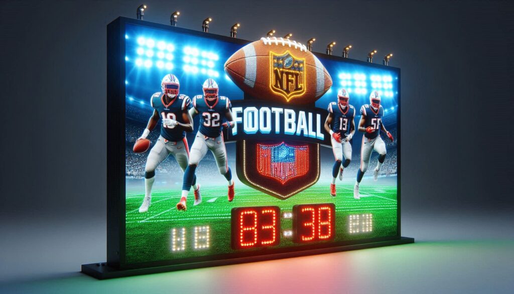 Customizable Football LED Sign