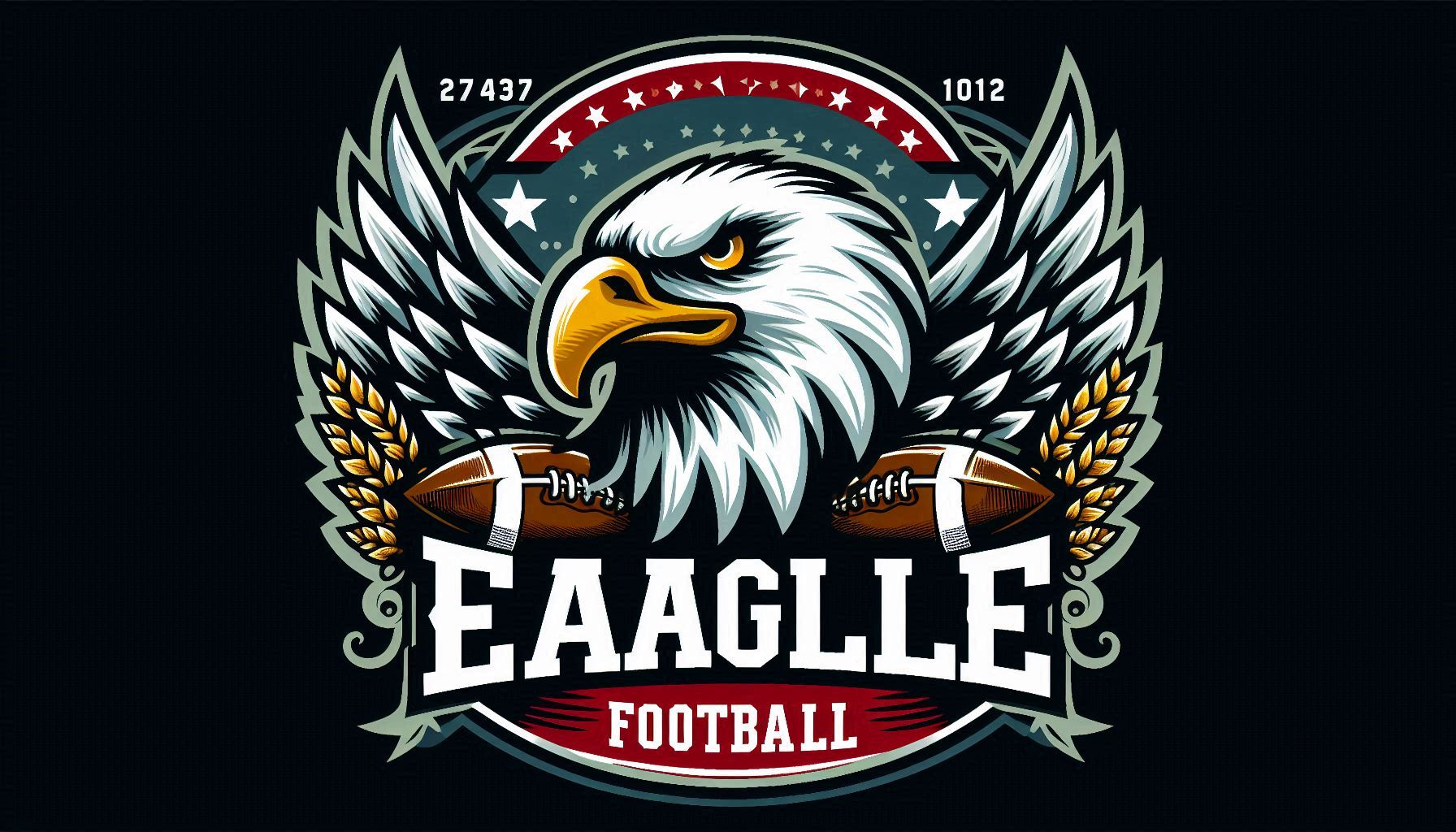 East Jackson football eagle football team logo