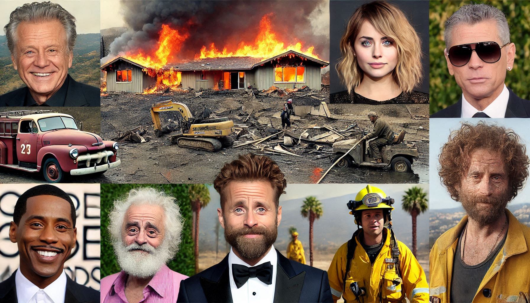 celebrities who lost their homes in California fires 2025