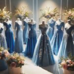 blue wedding guest dresses