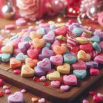 candy hearts for Valentine's Day