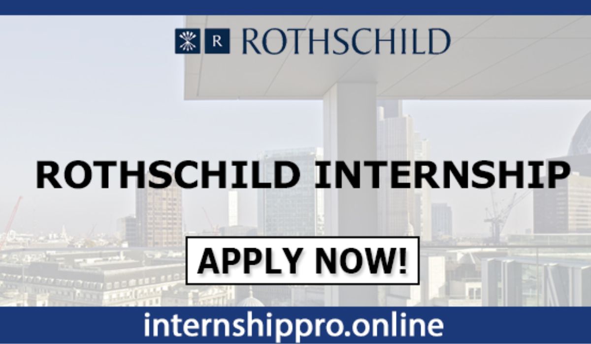 rothschild finance intern 2025